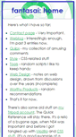 Mobile Screenshot of fantasai.inkedblade.net